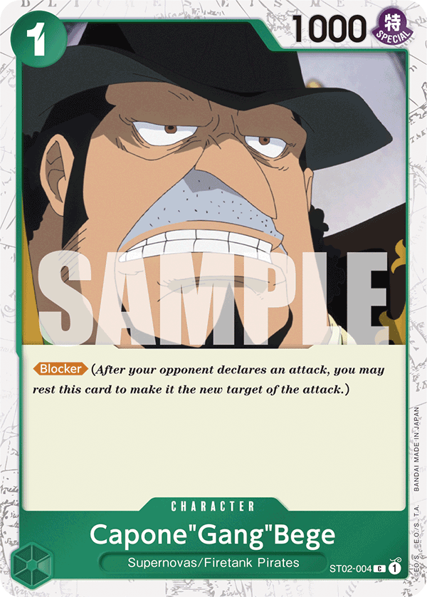Capone"Gang"Bege (ST02-004) (Jolly Roger Foil)