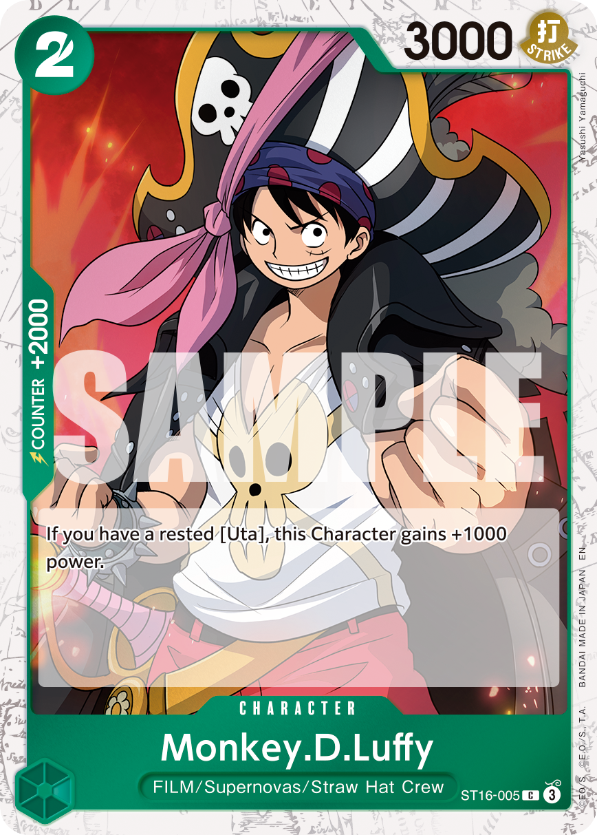 Monkey.D.Luffy - ST16-005 (Pirate Foil)