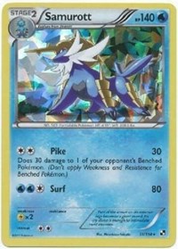Samurott (Cracked Ice Holo)