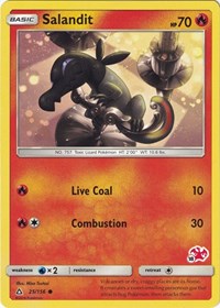Salandit (#18 Charizard Stamped)