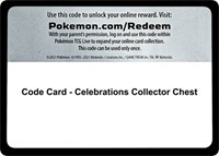 Code Card - Celebrations Collector Chest