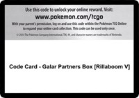 Code Card - Galar Partners Box [Rillaboom V]