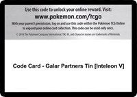 Code Card - Galar Partners Tin [Inteleon V]