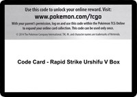 Code Card - Rapid Strike Urshifu V Box