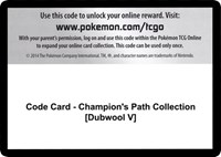 Code Card - Champion's Path Collection [Dubwool V]