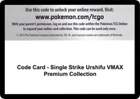 Code Card - Single Strike Urshifu VMAX Premium Collection