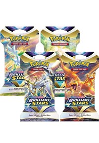 Brilliant Stars Sleeved Booster Pack Art Bundle [Set of 4]