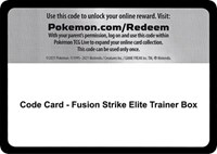 Code Card - Fusion Strike Elite Trainer Box