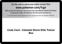 Code Card - Celestial Storm Elite Trainer Box