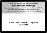 Code Card - Flareon GX Special Collection