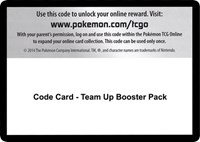 Code Card - Team Up Booster Pack