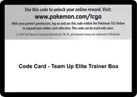 Code Card - Team Up Elite Trainer Box