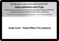 Code Card - Triple Effect Tin [Jolteon]