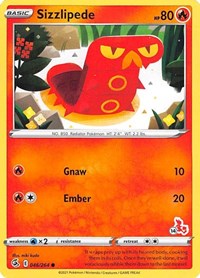 Sizzlipede (#14 Cinderace Stamped)