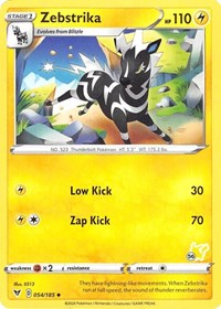 Zebstrika (#56 Pikachu Stamped)