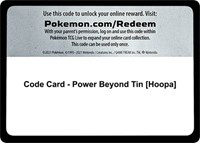 Code Card - Power Beyond Tin [Hoopa]