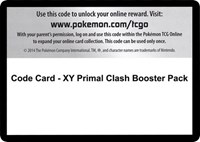 Code Card - Primal Clash Booster Pack