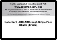 Code Card - BREAKthrough Single Pack Blister [Jirachi]