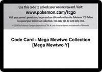 Code Card - Mega Mewtwo Collection [Mega Mewtwo Y]