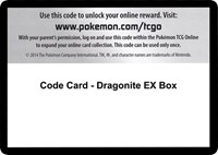 Code Card - Dragonite EX Box