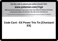 Code Card - EX Power Trio Tin [Charizard EX]