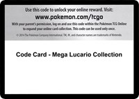 Code Card - Mega Lucario Collection