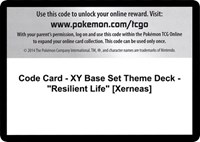 Code Card - XY Base Set Theme Deck - "Resilient Life" [Xerneas]