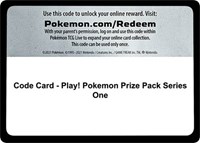 Code Card - Play! Pokemon Prize Pack Series One