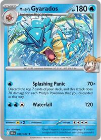 Misty's Gyarados (Non-holo)