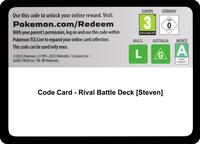 Code Card - Rival Battle Deck [Steven]