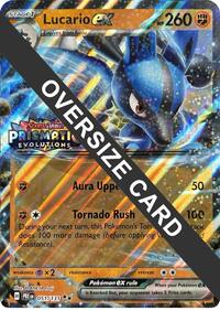 Lucario ex (Prismatic Evolutions Stamp)