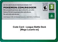Code Card - League Battle Deck [Mega Lucario ex]