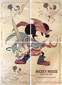 Mickey Mouse - Brave Little Tailor Puzzle Insert (Set of 4)