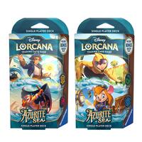 Disney Lorcana: Azurite Sea Starter Deck [Set of 2]